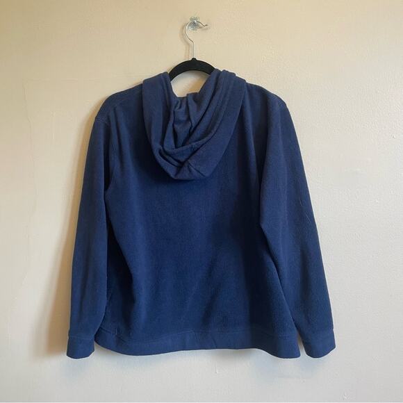 Vintage Looney Tunes L fleece hoodie TWEETY bird Sylvester cat fandom navy blue - Picture 5 of 7